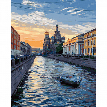 Картины по номерам арт.GX5816 Санкт-Петербург 40х50 см