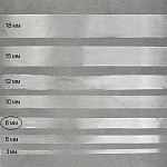 Лента (резинка) TBY силиконовая матовая 38007 шир.8мм толщ. 0,3мм уп.10м