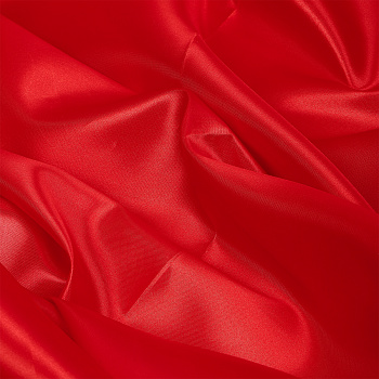 Ткань Атлас-сатин 67 г/м² 100% полиэстер шир.150 см арт.AS.04 цв.красный рул.100м