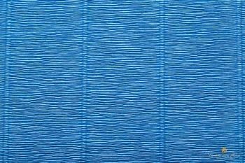 Бумага гофрированная Италия 50см х 2,5м 180г/м² цв.557 синий