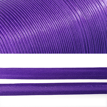 Косая бейка TBY атласная шир.15мм цв.F170 (6409) фиолетовый уп.132 м