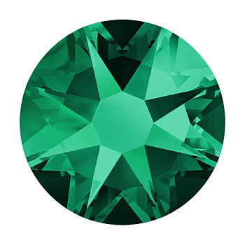 Стразы термоклеевые Xirius 8+8 граней SS20 (4,6-4,8 мм) арт.HF20-10 цв.Emerald, уп.100шт